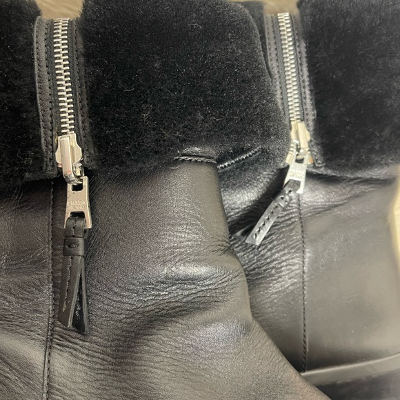 Prada Leather Shearling Winter Boots - Picture 7 of 16